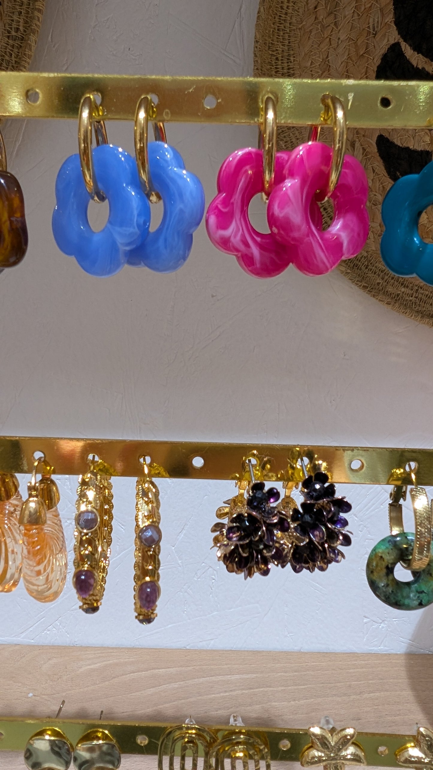 Boucles d’oreilles de couleur en acier inoxydable – Élégantes et résistantes