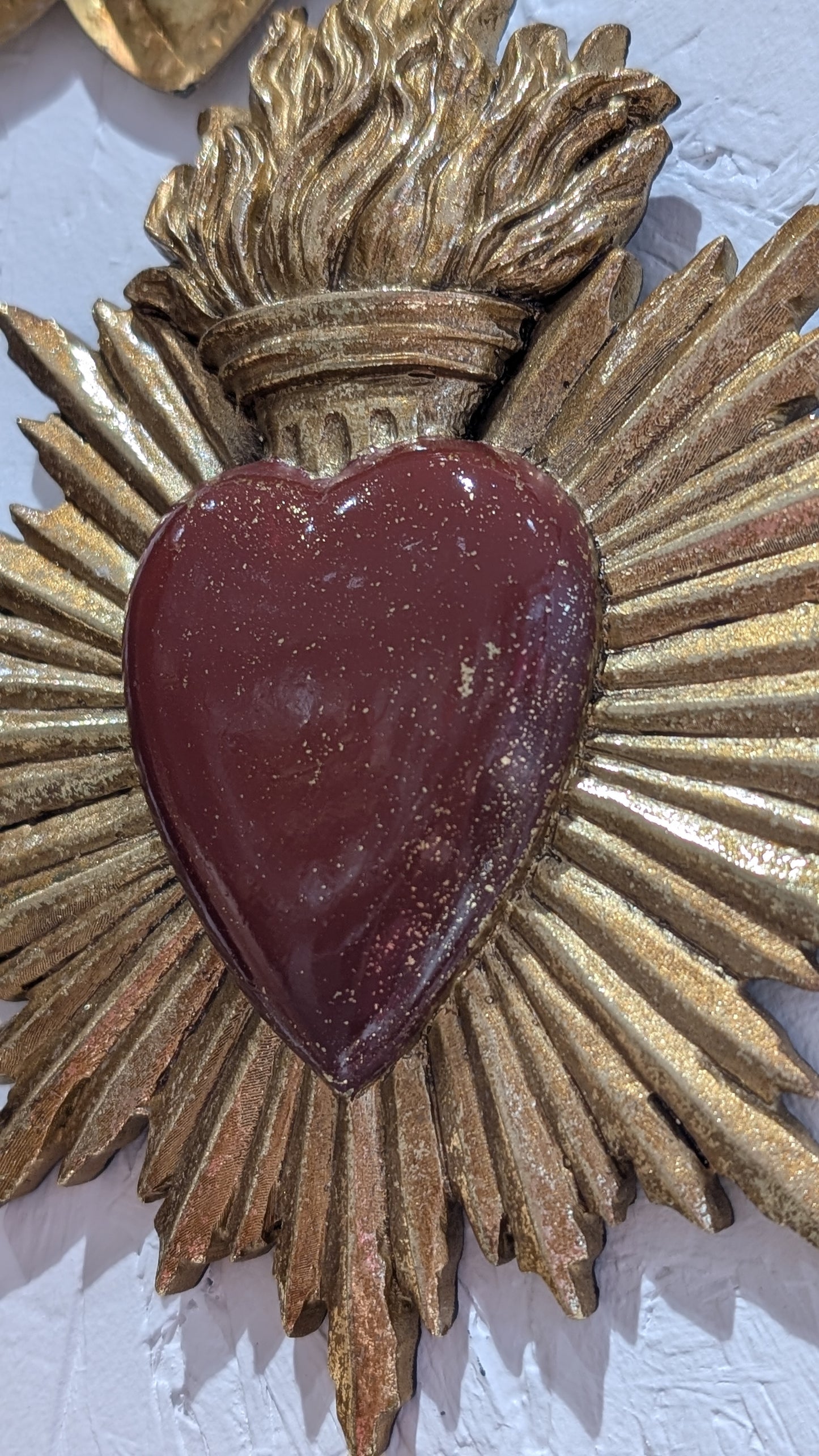 Décoration Murale - Ex-Voto Coeur Rouge