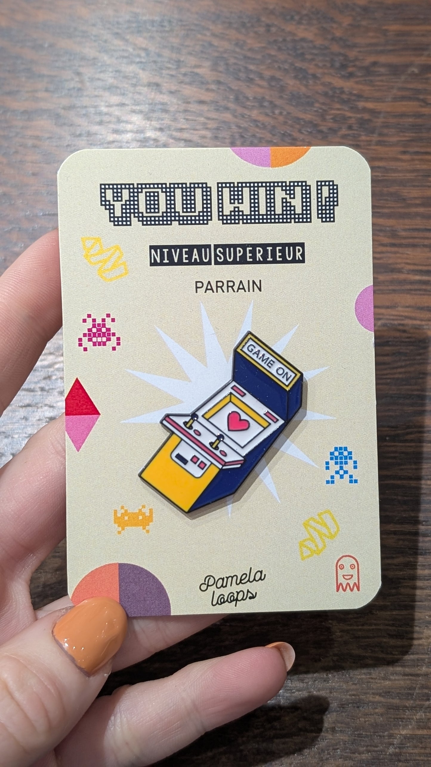 Pin's Annonce - Parrain