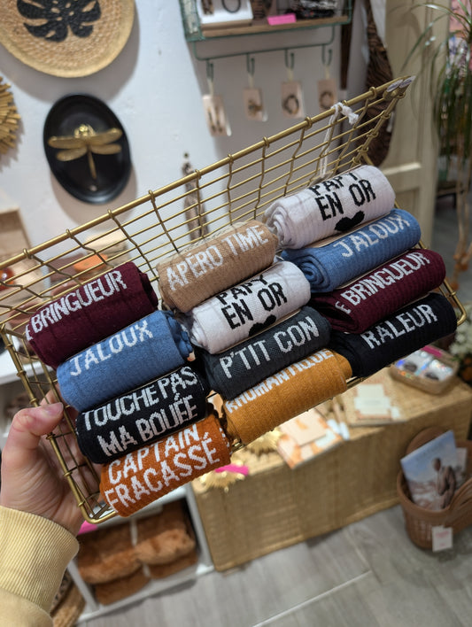 Chaussettes Homme – Taille 40 à 45 – Le petit cadeau qui fait toujours plaisir