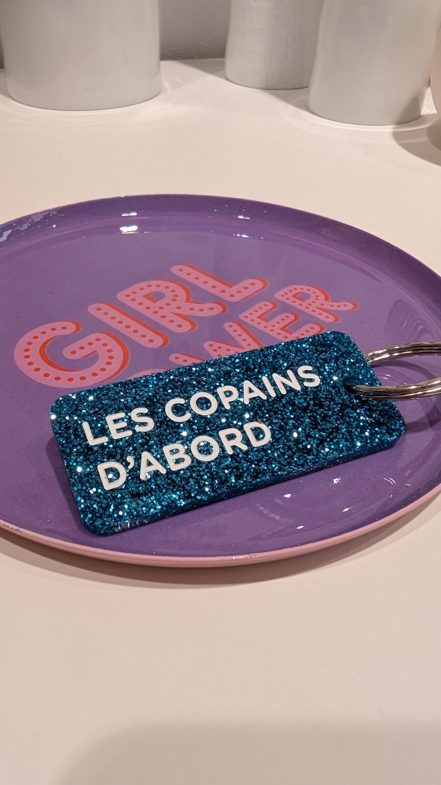 Porte-clés à Paillettes - Les Copains D'Abord