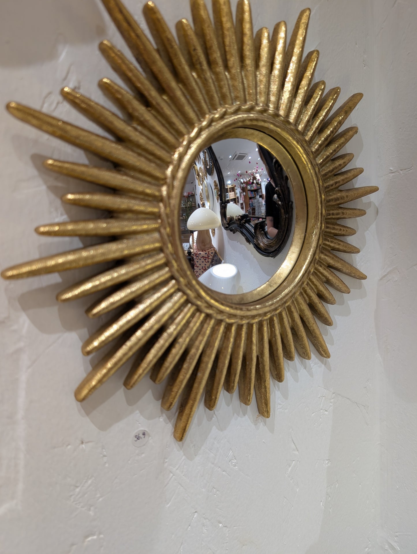 Miroir - Soleil doré