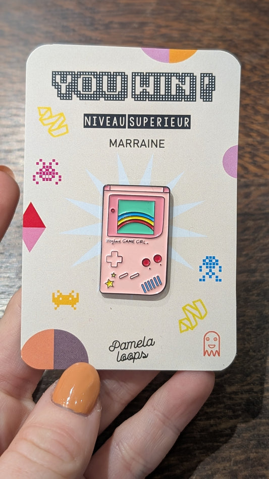 Pin's Annonce - Marraine