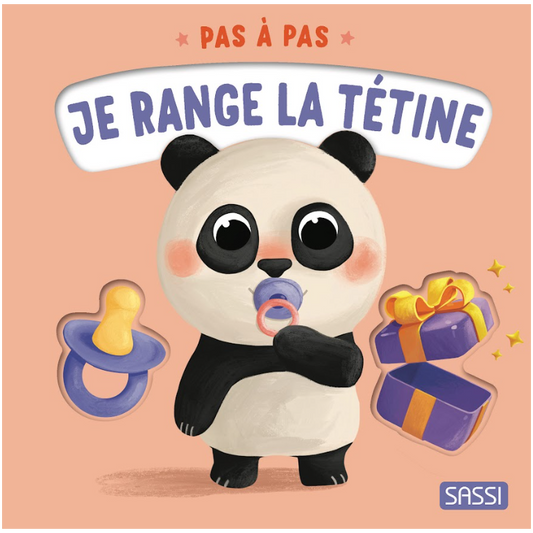 Livre Pas à Pas - Je range la tétine