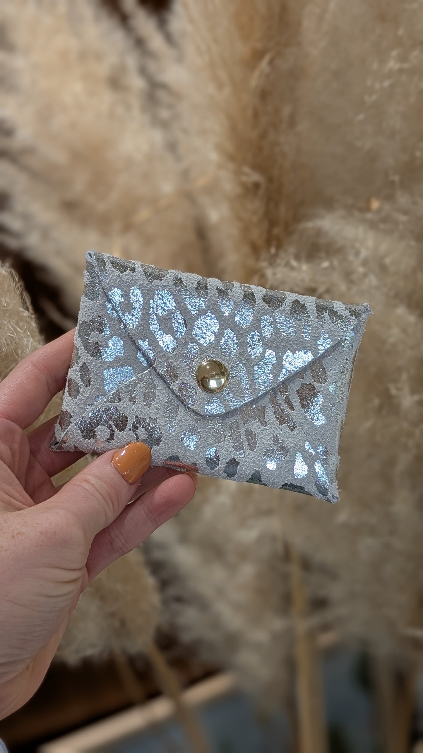 Pochette Origami cuir