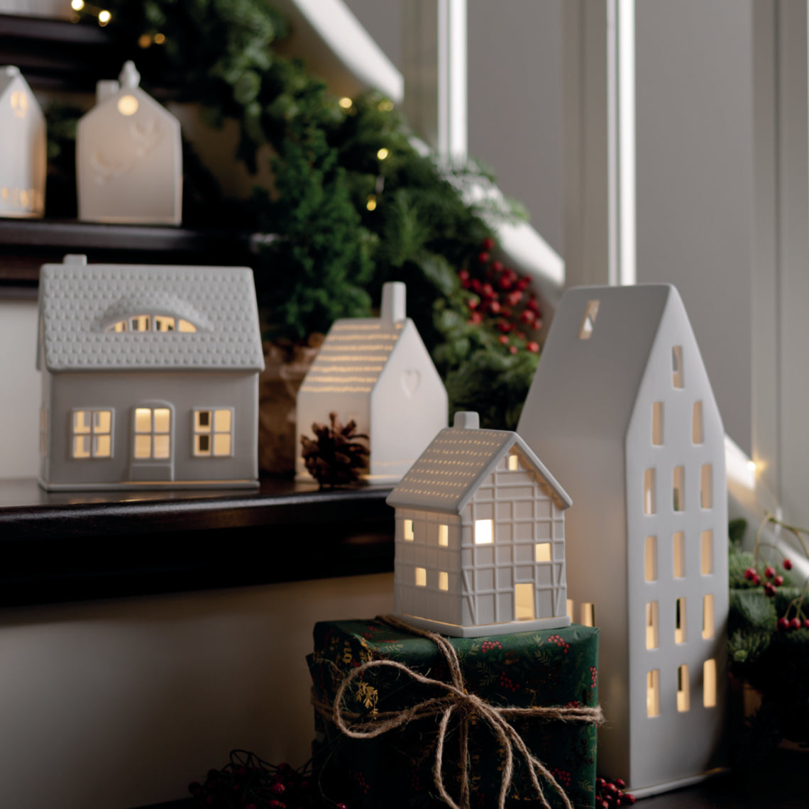 Photophore - Maison dans la forêt