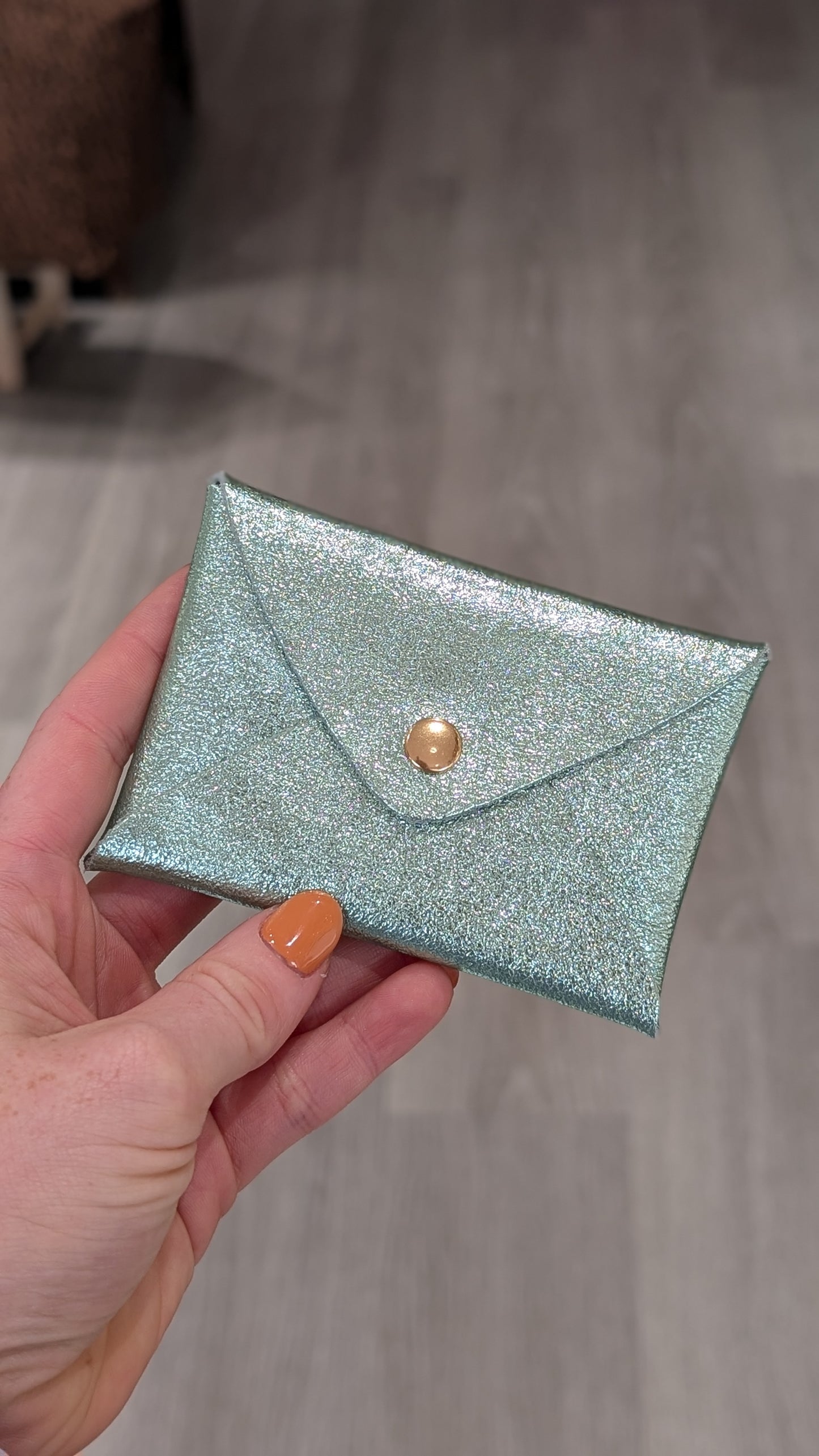 Pochette Origami cuir