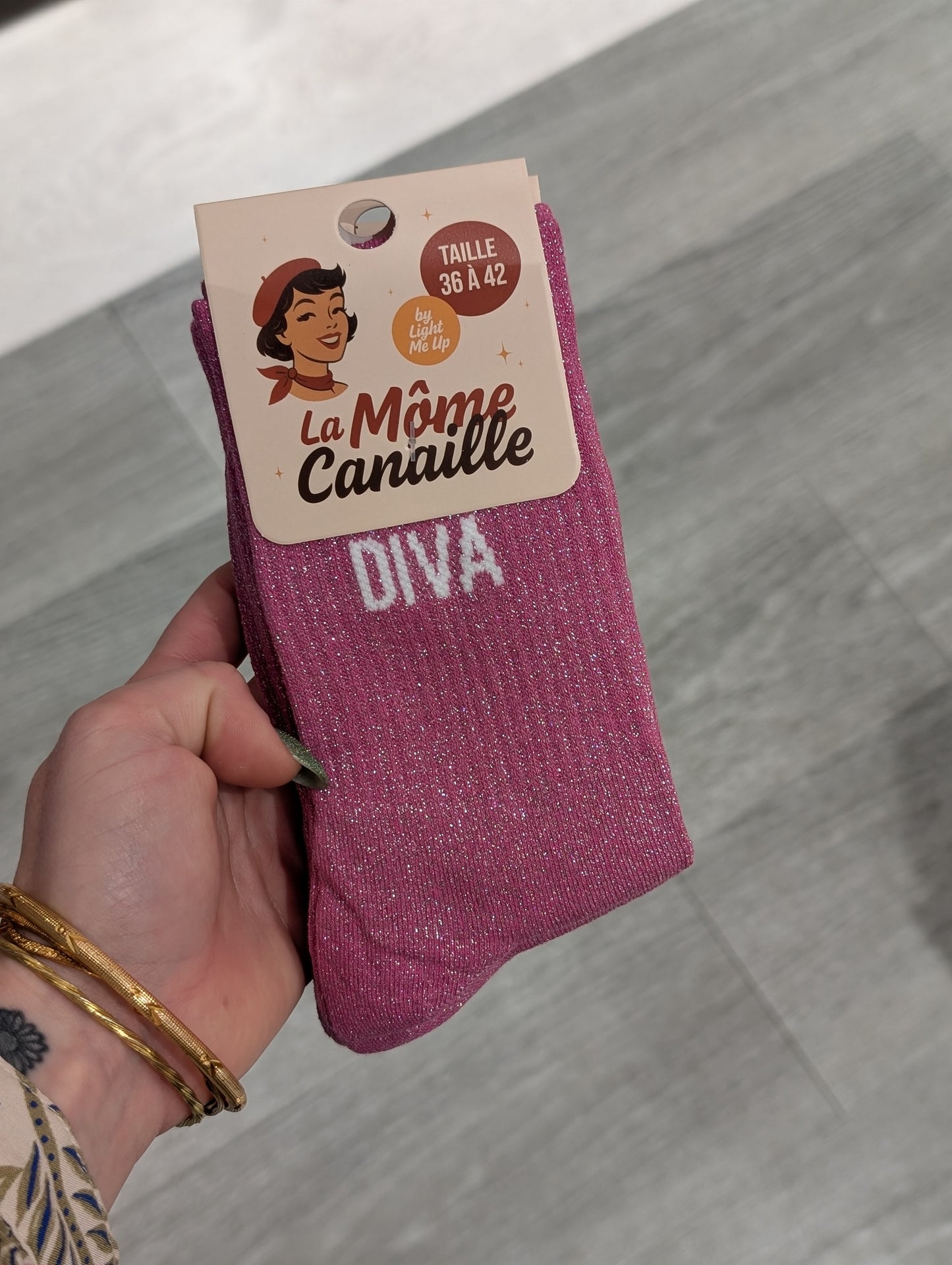 Chaussettes à Paillettes