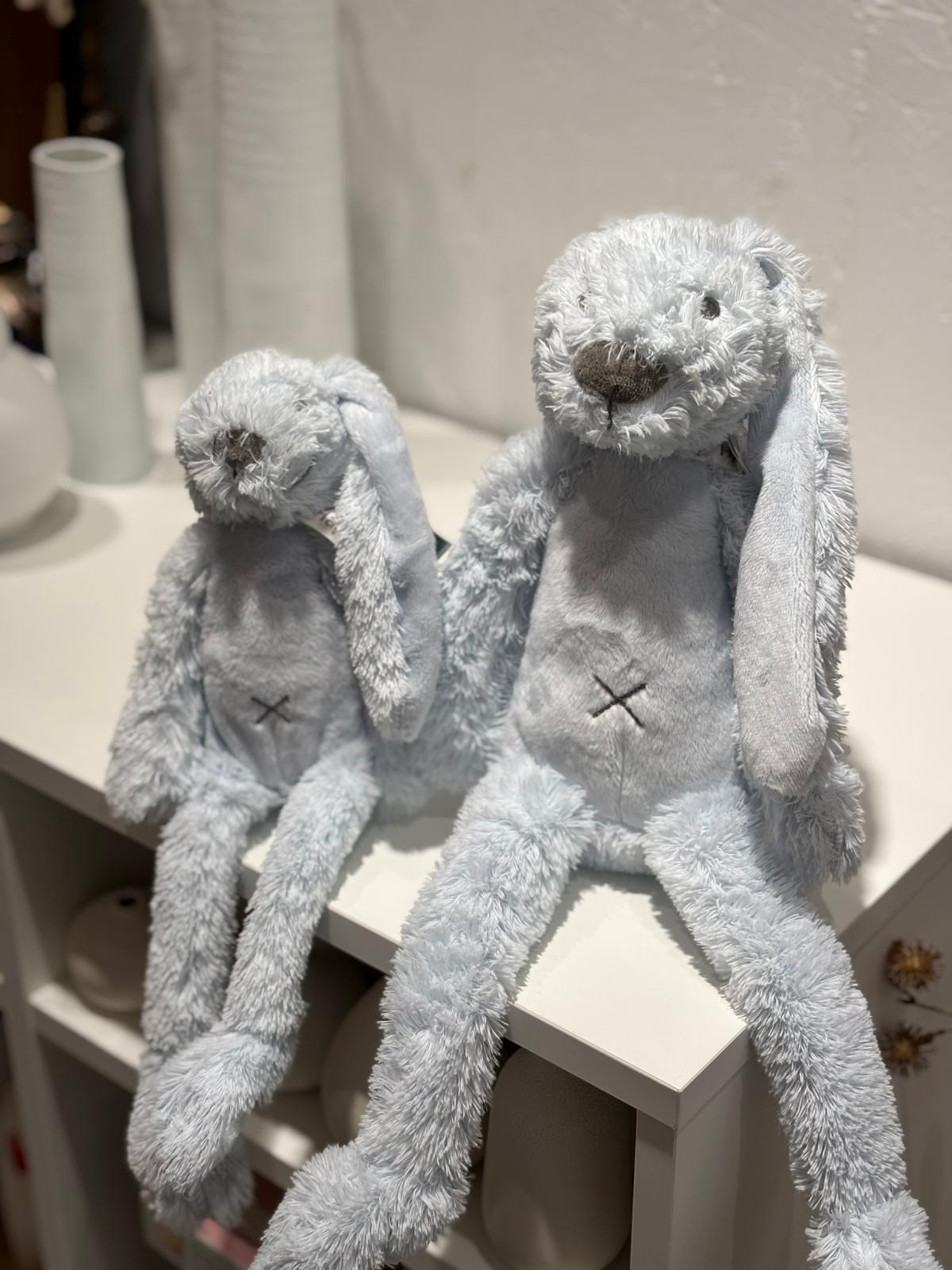 Doudou Lapin 38cm - Bleu