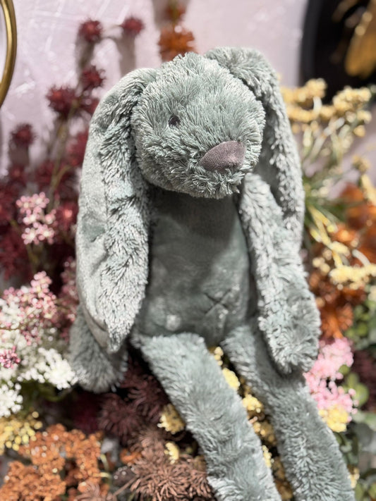 Doudou Lapin 38cm - Vert