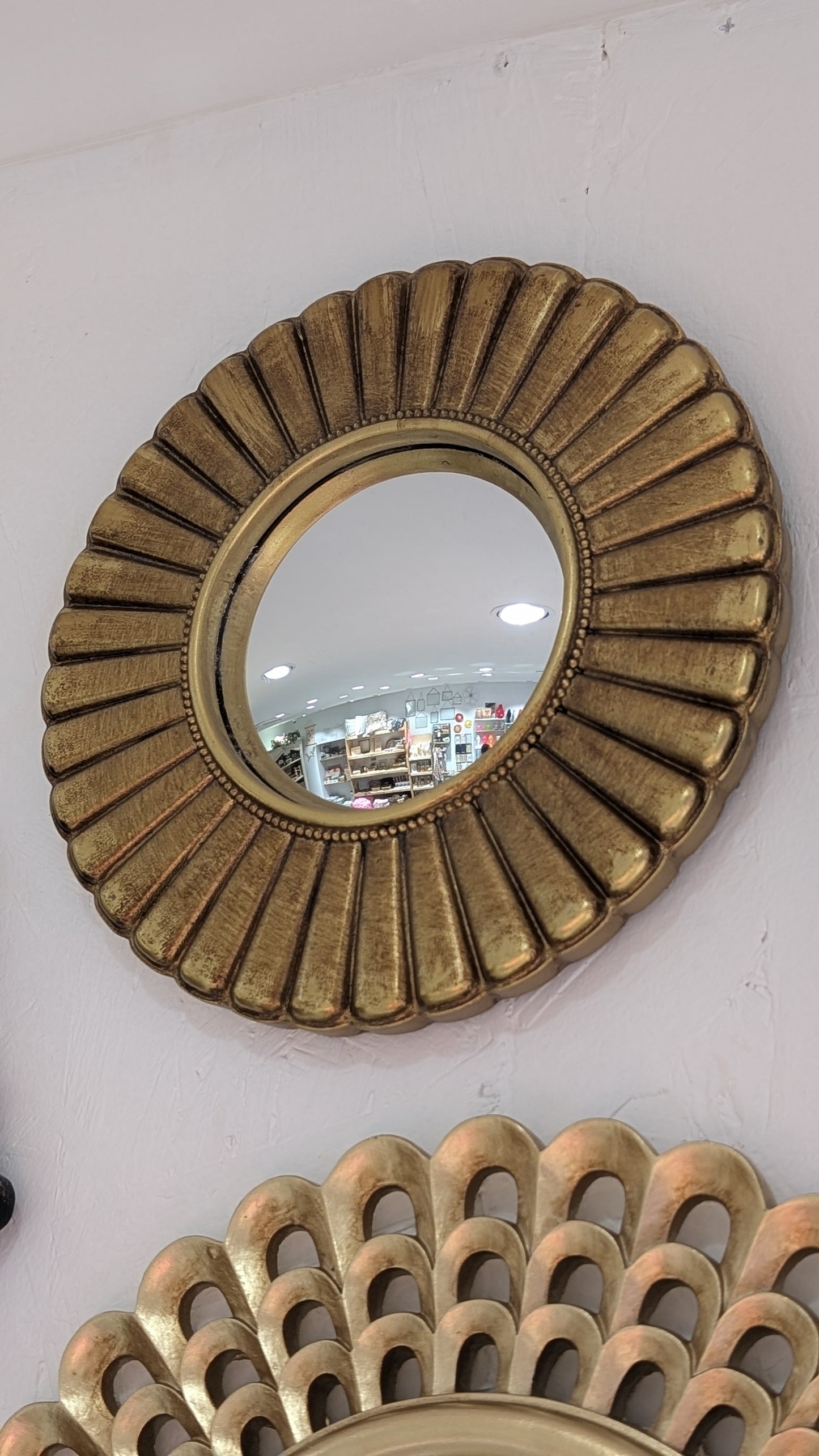 Miroir - Fleur Doré