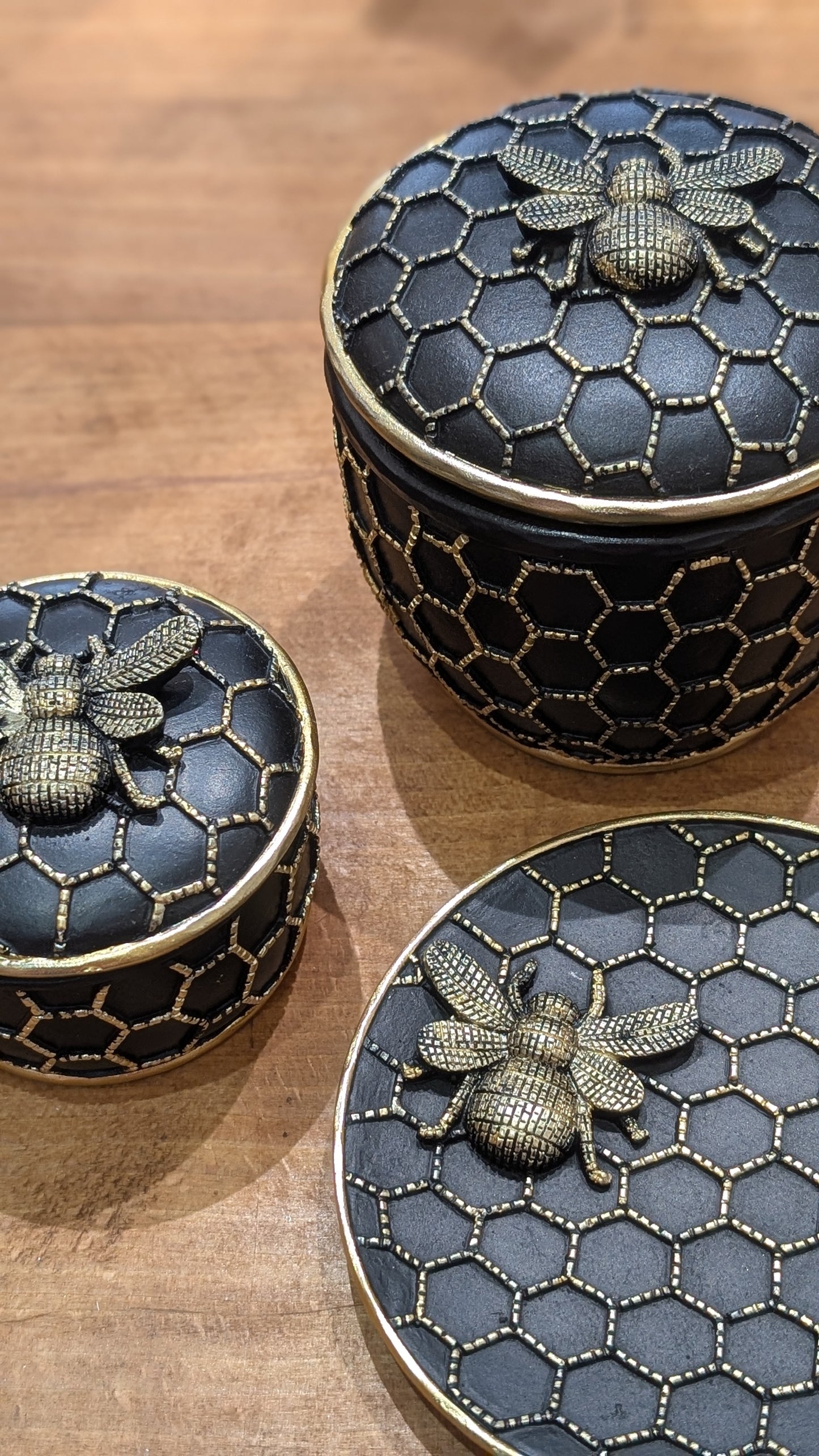 Coupelle Abeille - Noir