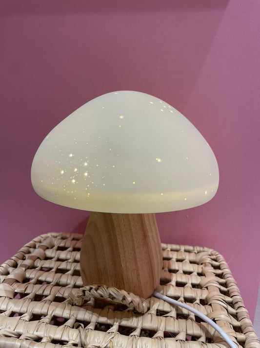 Lampe en porcelaine | Édition limitée - Champignon blanc