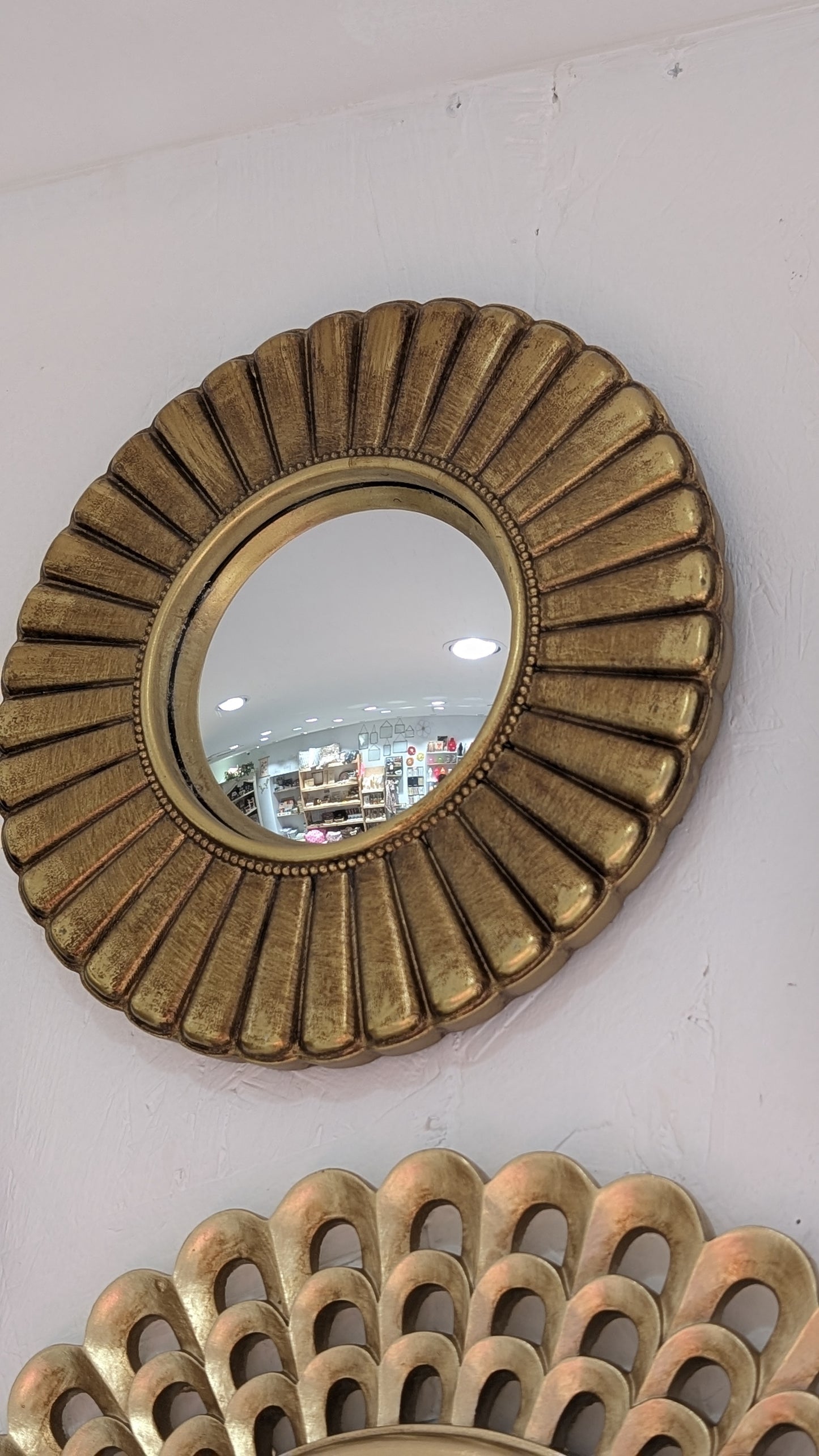 Miroir - Fleur Doré