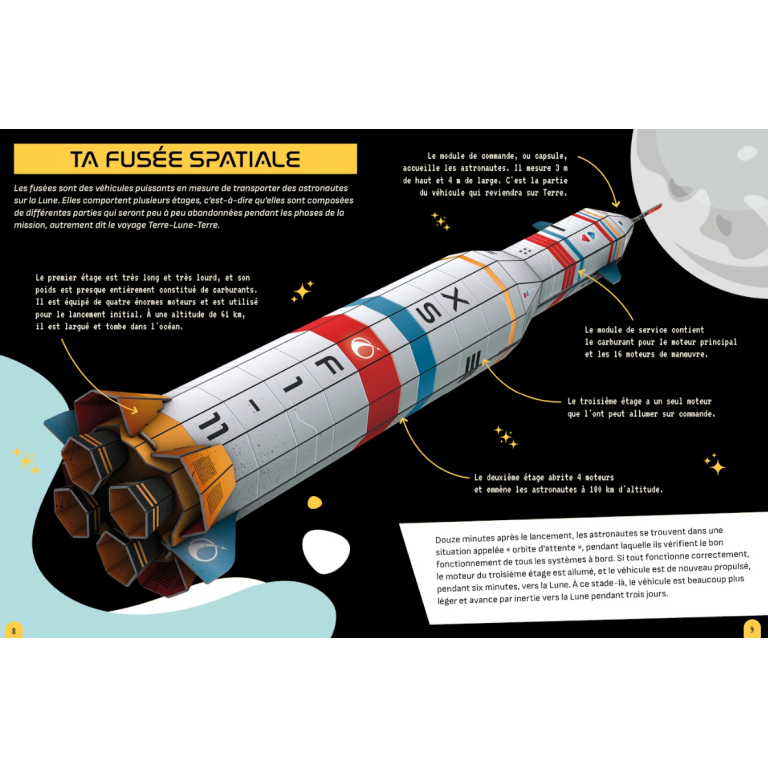 Kit 3D - La Fusée Spatiale