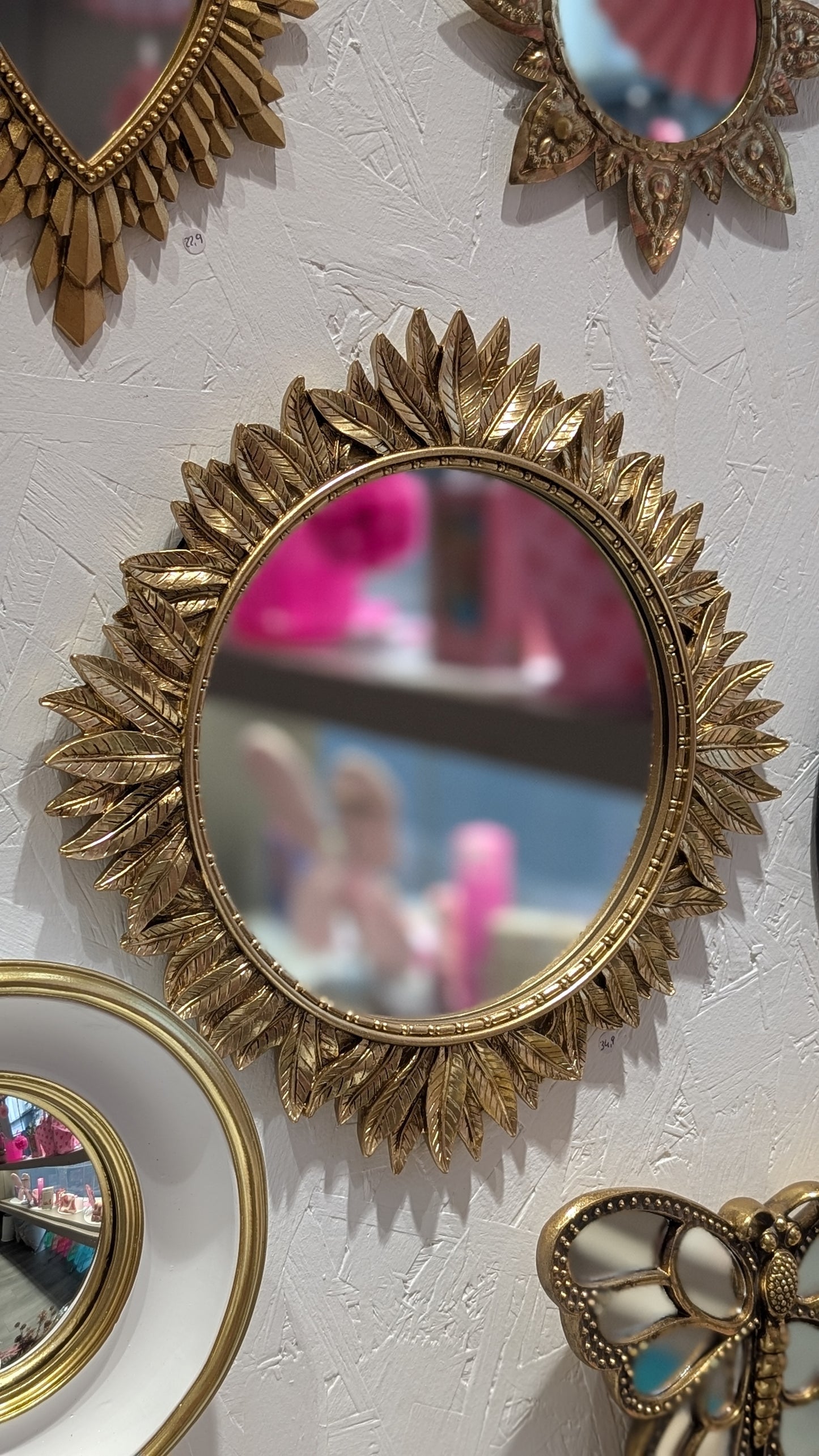 Miroir - Soleil Feuilles