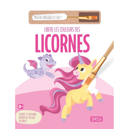 Livre Pinceau Magique - Licorne
