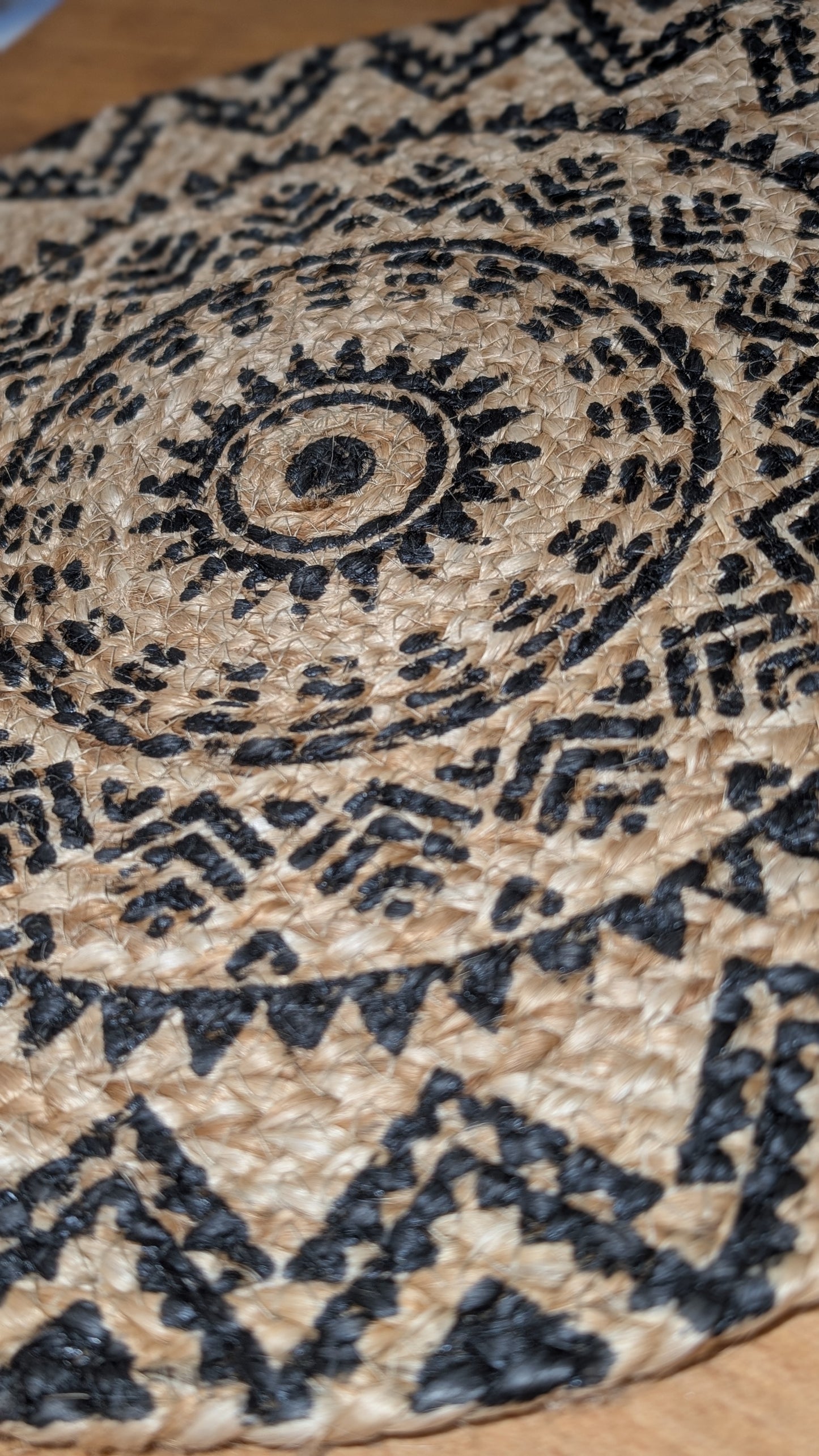 Set de table Rond - noir