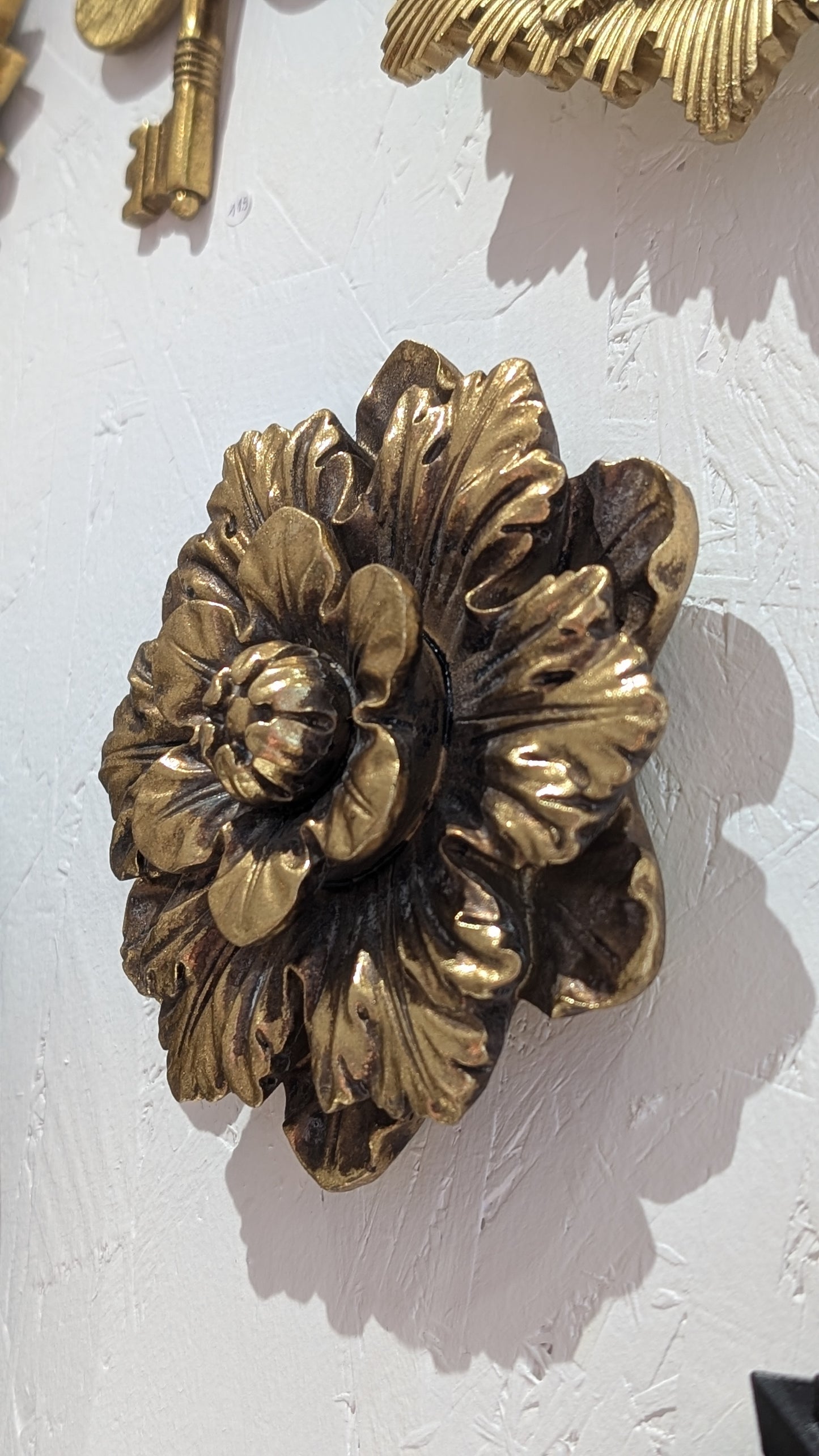 Décoration Murale - Fleur Doré