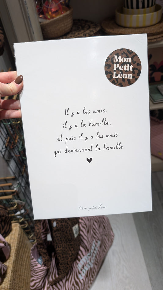 Affiche - Il y a les amis..