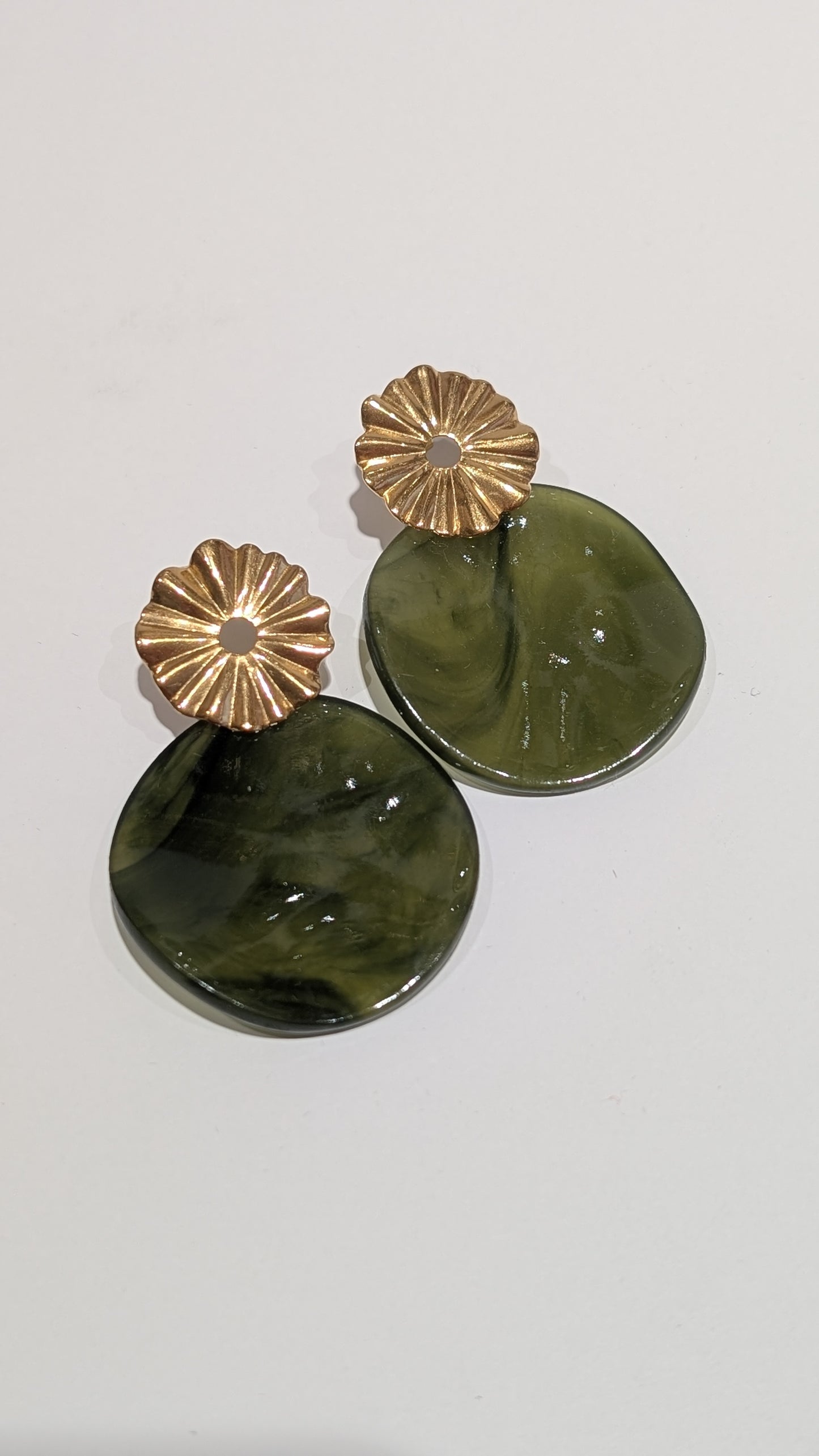 Boucles d'oreilles - Vert