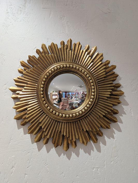 Miroir - Soleil doré