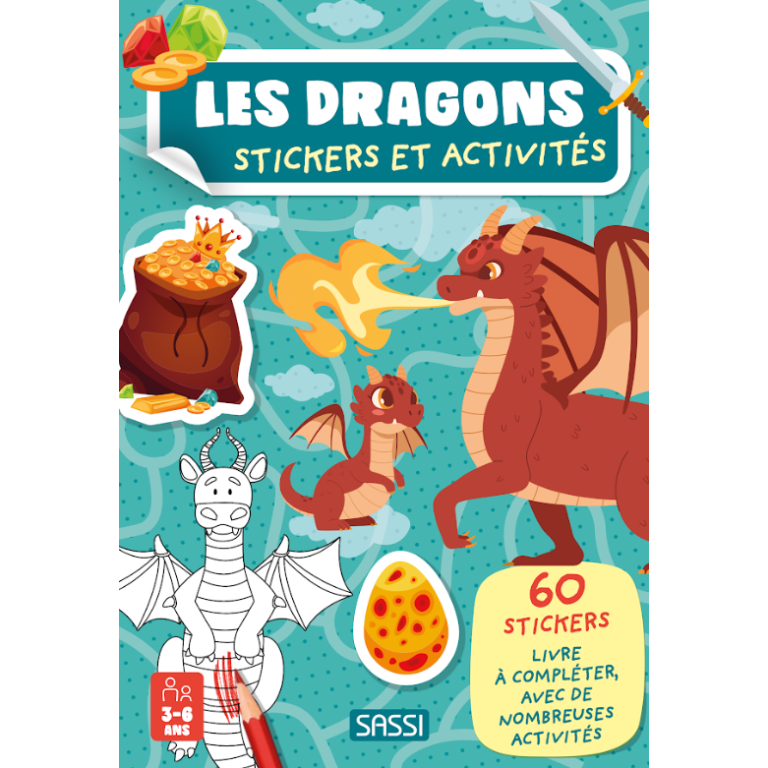 Stickers & Activités - Les Dragons