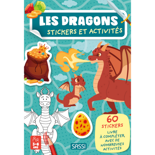 Stickers & Activités - Les Dragons