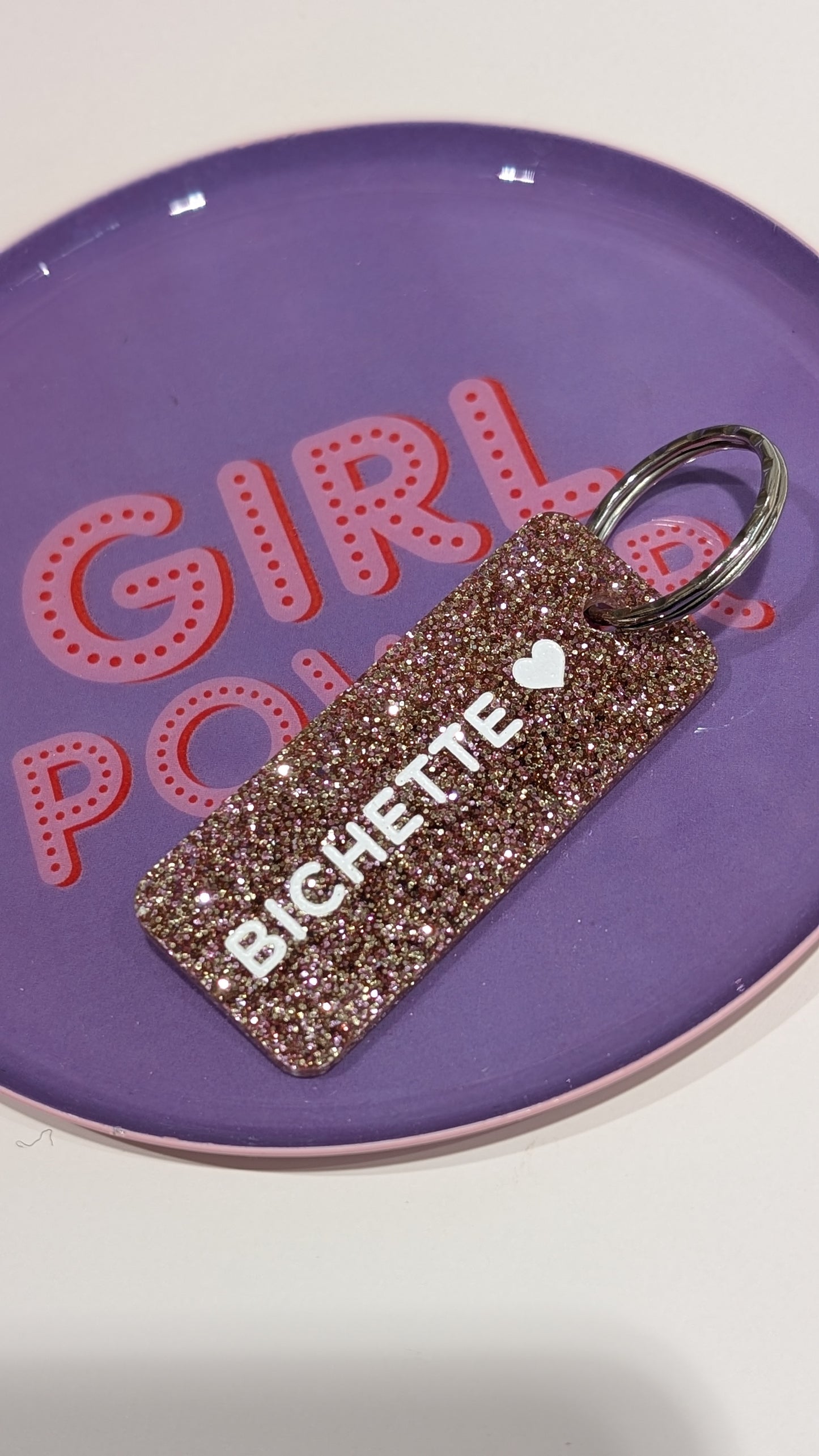 Porte-clés à Paillettes - Bichette