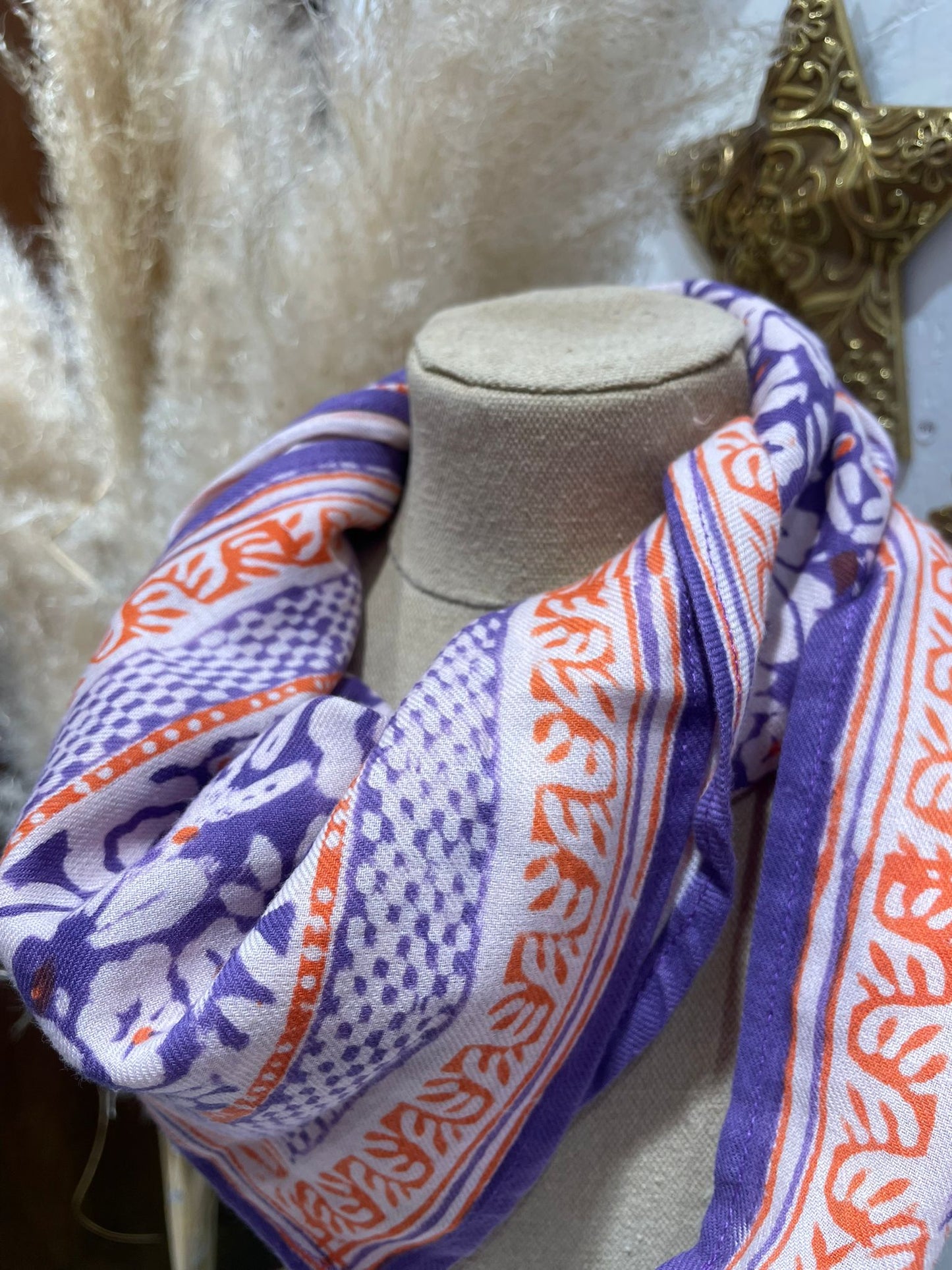 Foulard - Petit format - Violet
