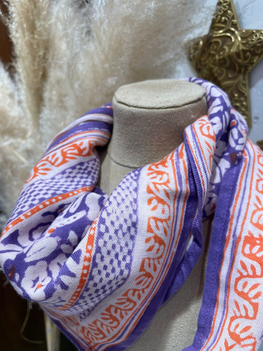 Foulard - Petit format - Violet