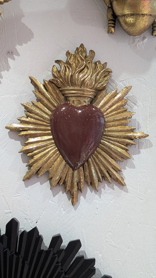 Décoration Murale - Ex-Voto Coeur Rouge