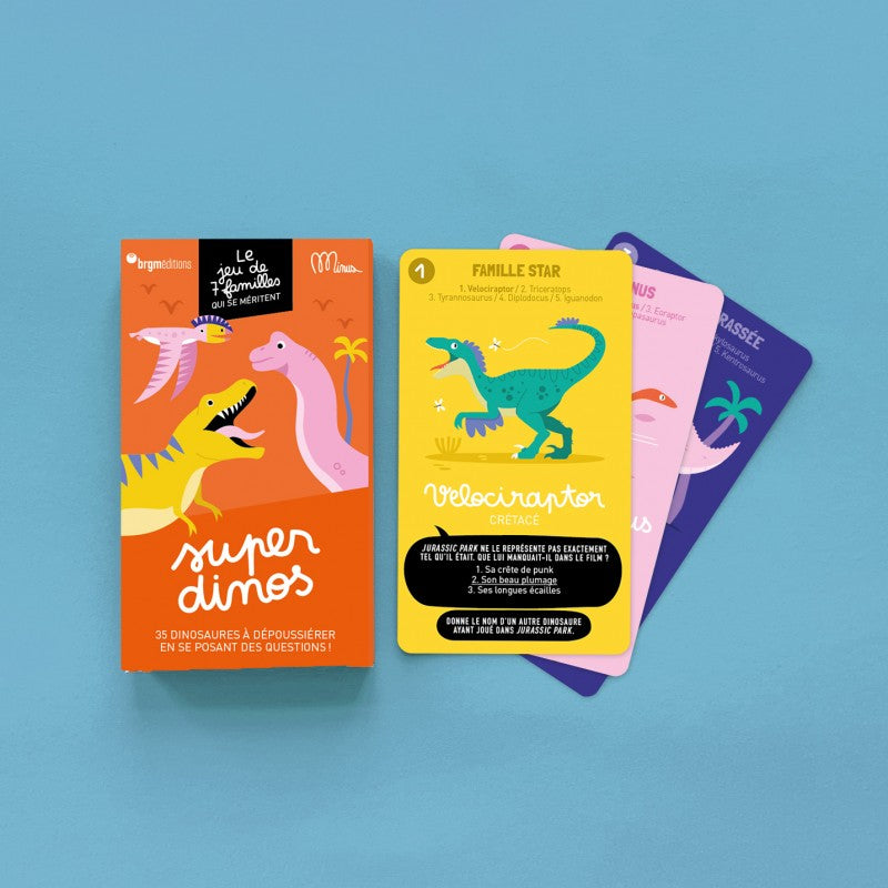 Jeux de 7 familles - Super Dinos