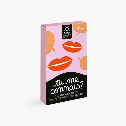 Jeux de 5 Minutes - Tu me Connais ?